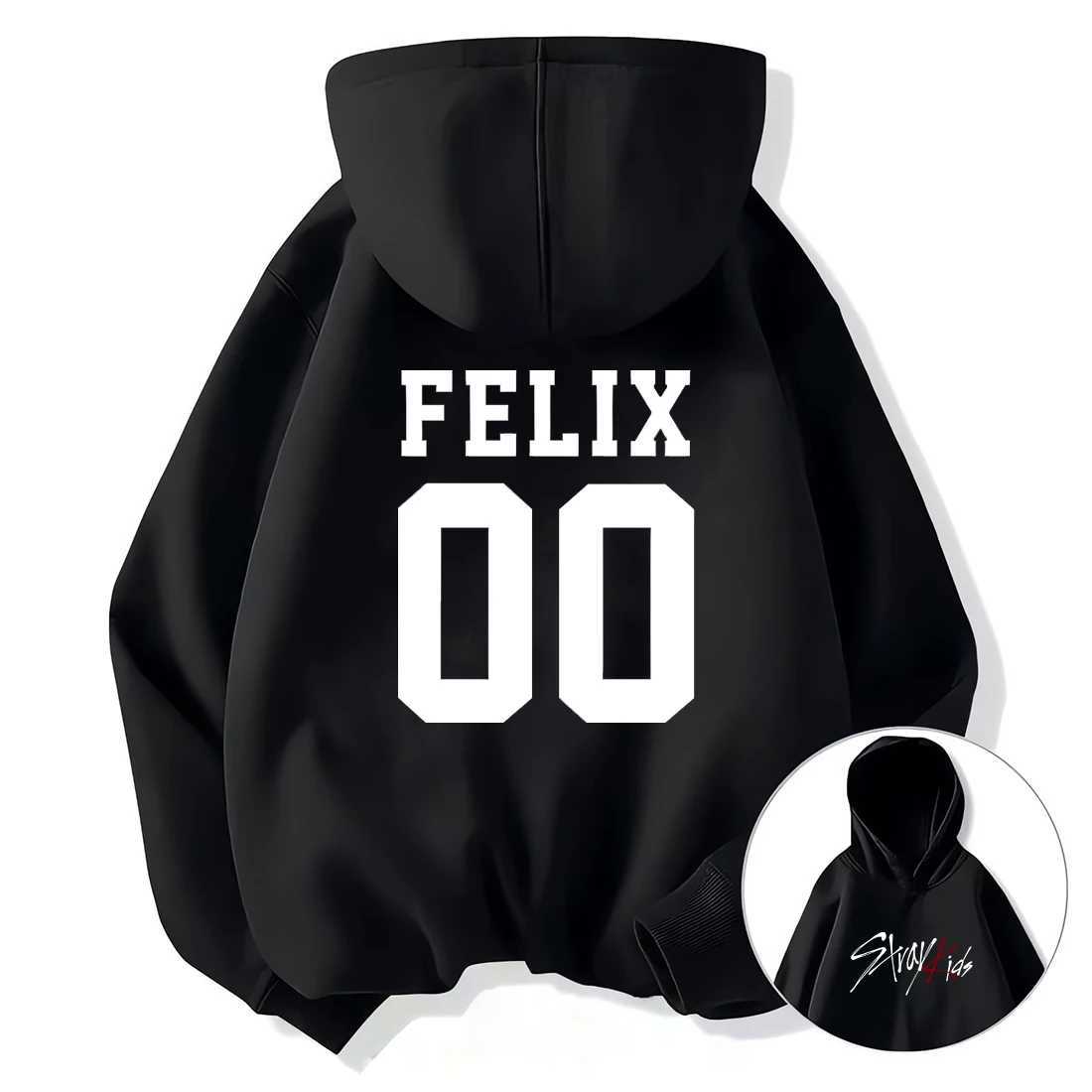 Hot Vintage Graphics print Stray Kids Hoodie Women Men Casual hip hop streetwear Long sleeve Fleece pullover Unisex sweatshirts J250816