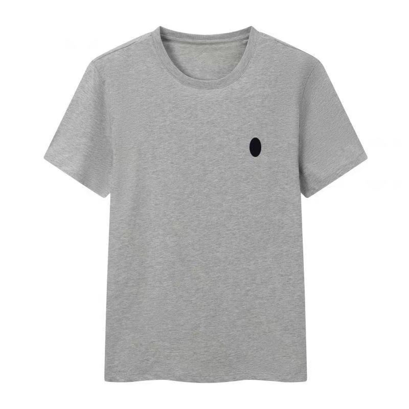 Classic Designer Summer Polo T-shirt Col rond Hommes Femmes Tees Tops Tshirt Respirant Sutra Lettre de broderie Femmes Hommes Pur coton T-shirt à