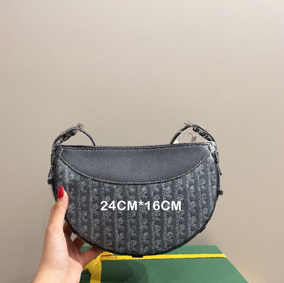 Designer Bags Half Moon Shoulder Bags Handbag Crescent pouch Hirondelle Top Quality Crossbody Women Bag Purse