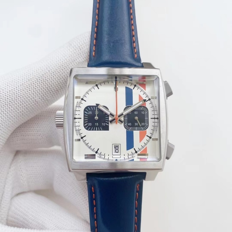 Best Price High Quality Luxury Men Quartz Movement Chronograph WristWatches Mens Sports Stop Watches Designer Watch Leather Band Strap Watch