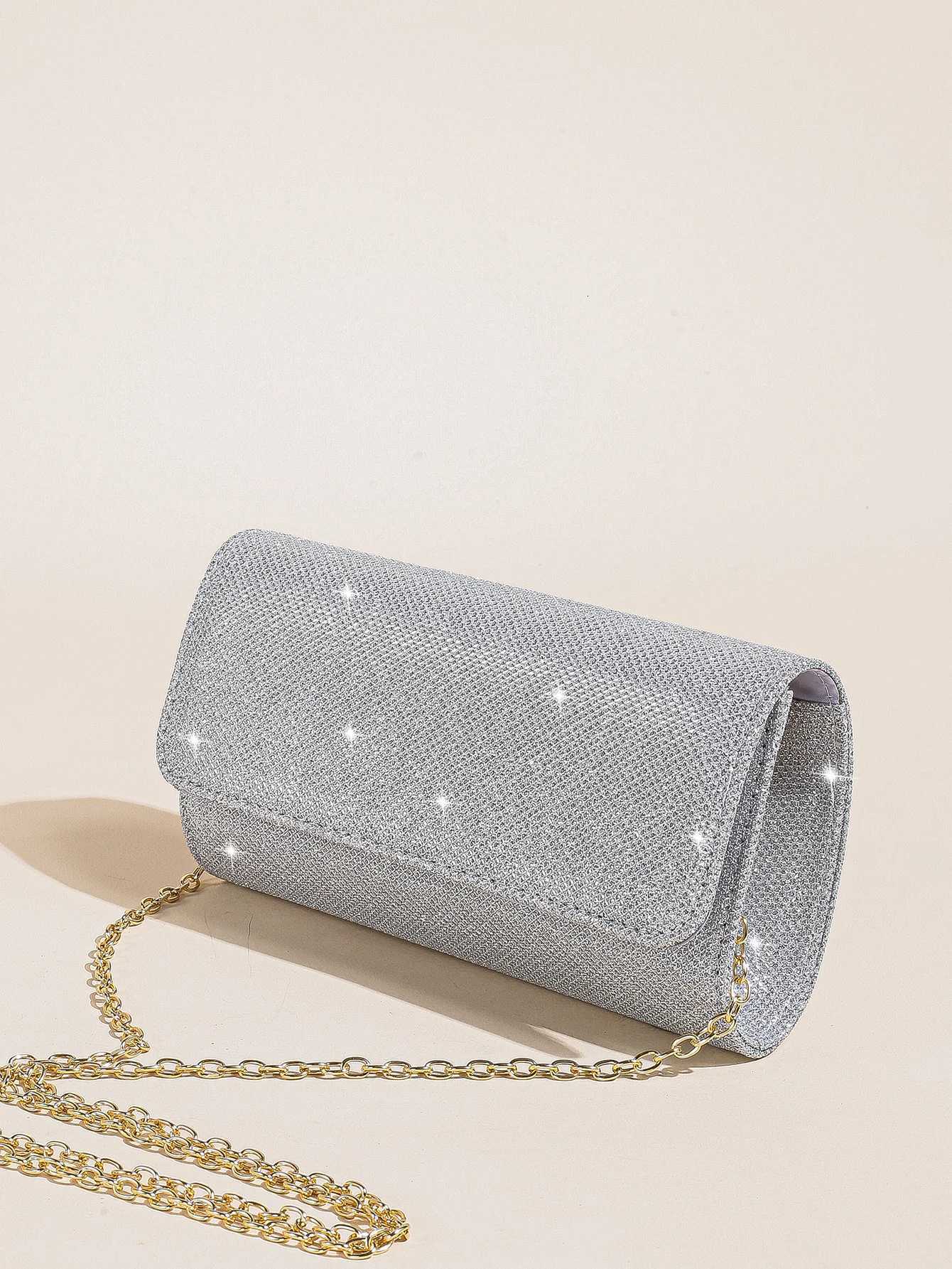 Sac de soirée à paillettes sac à main pour les femmes Sac de mariage de sacs à main de fête de fête scintillante W250816