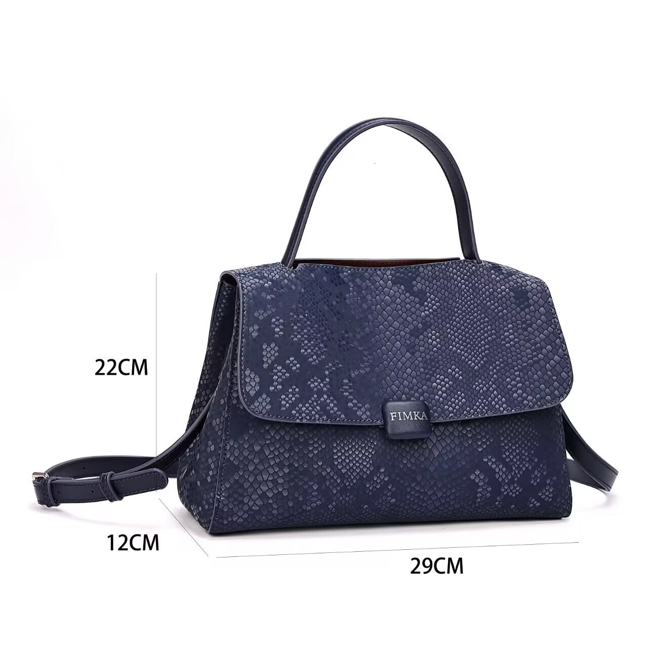 Trendy Snake Pattern Handheld Tote for Women New Fashion Large Capacity Shoulder Crossbody Bag