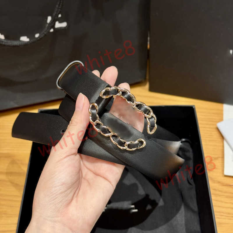 Belt for woman designer luxury 10A mirror quality belt buckle 3.0CM width leather belts silver High quality waistband fashion Evening Party Clothing