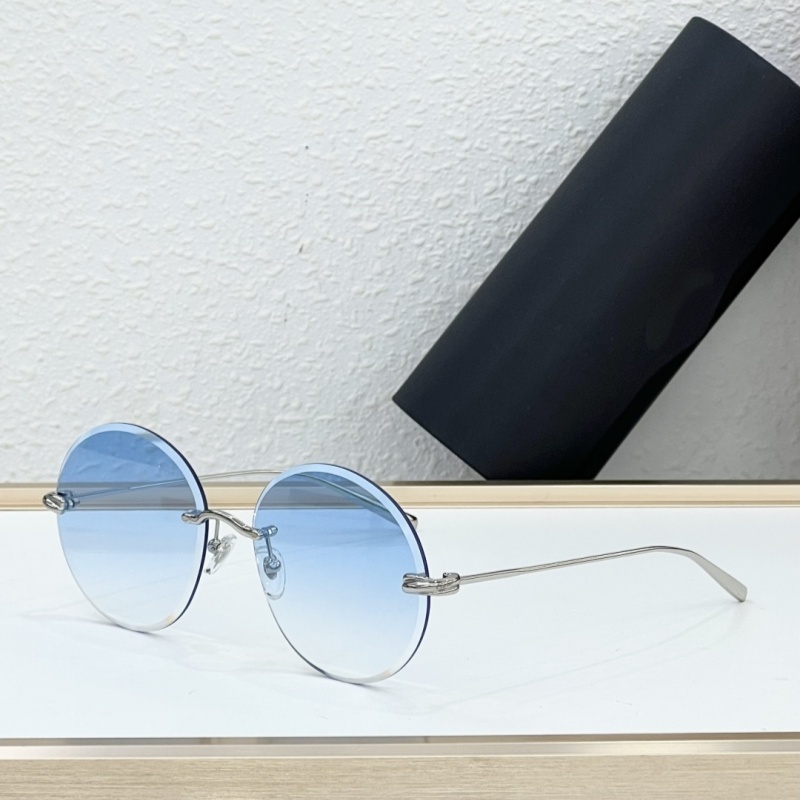 New TRINITY Sunglasses CT0475S TOP Quality Designer Sunglasses Fashion Rimless Round Shades UV400 Classic Luxury Sunglasses For Men Women With Box S