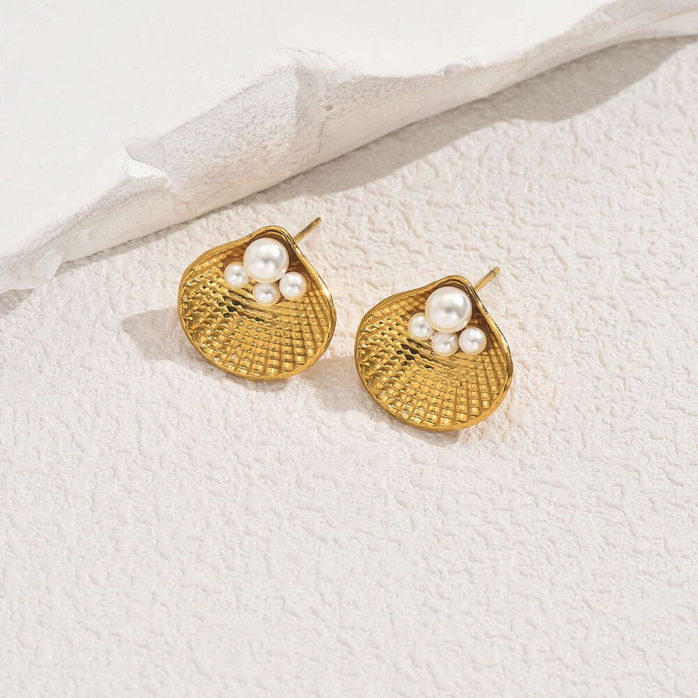 2025 New Style Women, Unique Pearl Design, Oil Drop Studs, Versatile High-end Earrings for Women
