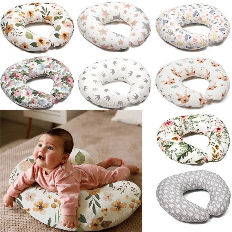 Couvercle d'oreiller infirmier extensible en respiration coussin de support de soutien détachable pour bébé polyvalent
