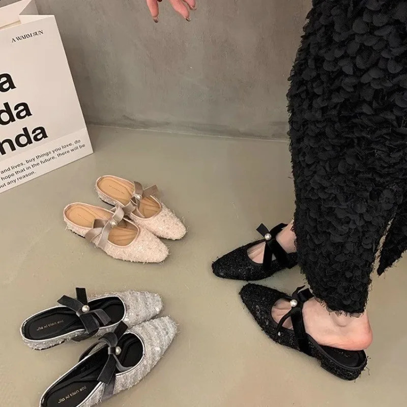 Vintage Women Square Toe Shoes Outdoor Comfort Soft Sole Mid Heel Concise Party Wedding Shoes 250814