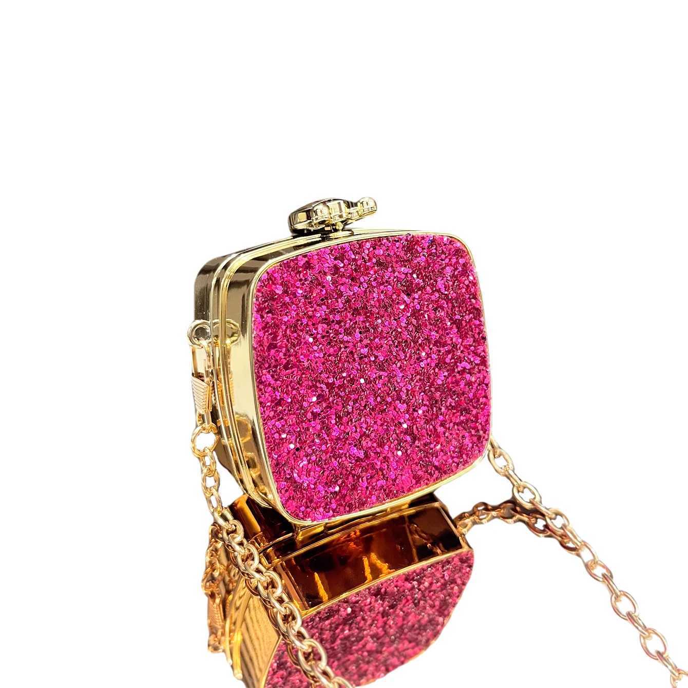 Sparkling Luxury Designer Mini Small Sacs Sacs Sac Sac Sacs et sac à main Sac de fête d'embrayage de forme drôle W250816