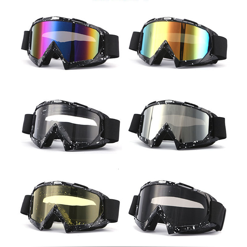 Free Shipping Designer Off-road Motorcycle Goggles Ski Goggles Protective Goggles 100 Goggles Downhill Riding Harley Goggles Retro Motorcycle Windpr