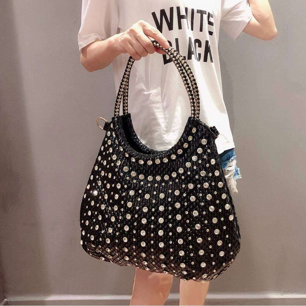 Designer Bags 2025 New Summer Fashion Dia-Studded Single Shoulder Crossbody For Women Large Capacity Belt Dia Bag Luxury Bag