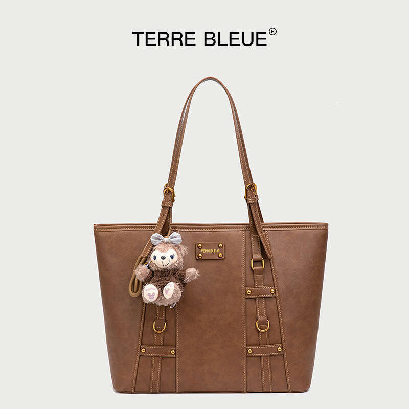 Retro Tote Bag 2025 Designer's New Women's Fashion Shoulder Cross Bag Soft Leather Large Capacity