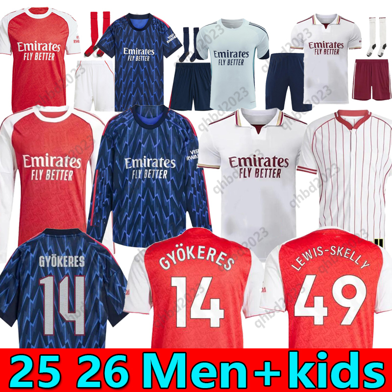 16-4XL arsenallFans Player LEWIS SKELLY RICE soccer jerseys Gyokeres CALAFIORI SALIBA Gunners 25 26 MARTINELLI 2025 SAKA HAVERTZ football shirt O-image-987146423