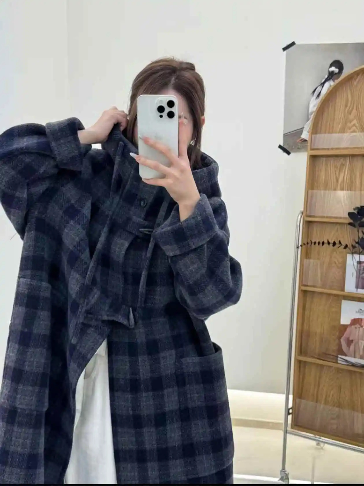 Retro High-End Double-Sided Wool Coat For WomenS Autumn And Winter Style Lazy Style Loose Long Woolen Coat 250815