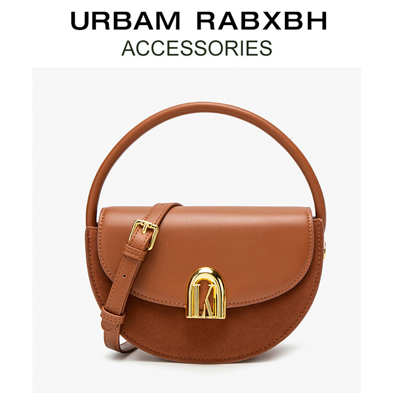 Design Saddle Cowhide pour femmes automne hiver nouveau niche de sac à main en cuir authentique sac à bandoulière célibataire