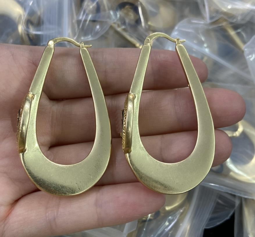 Silver Needle Hoop Earrings for Women Jewelry Clear Crystal Ear Buckles Gold Plated Round Hoop Female Earrings simple Accessories