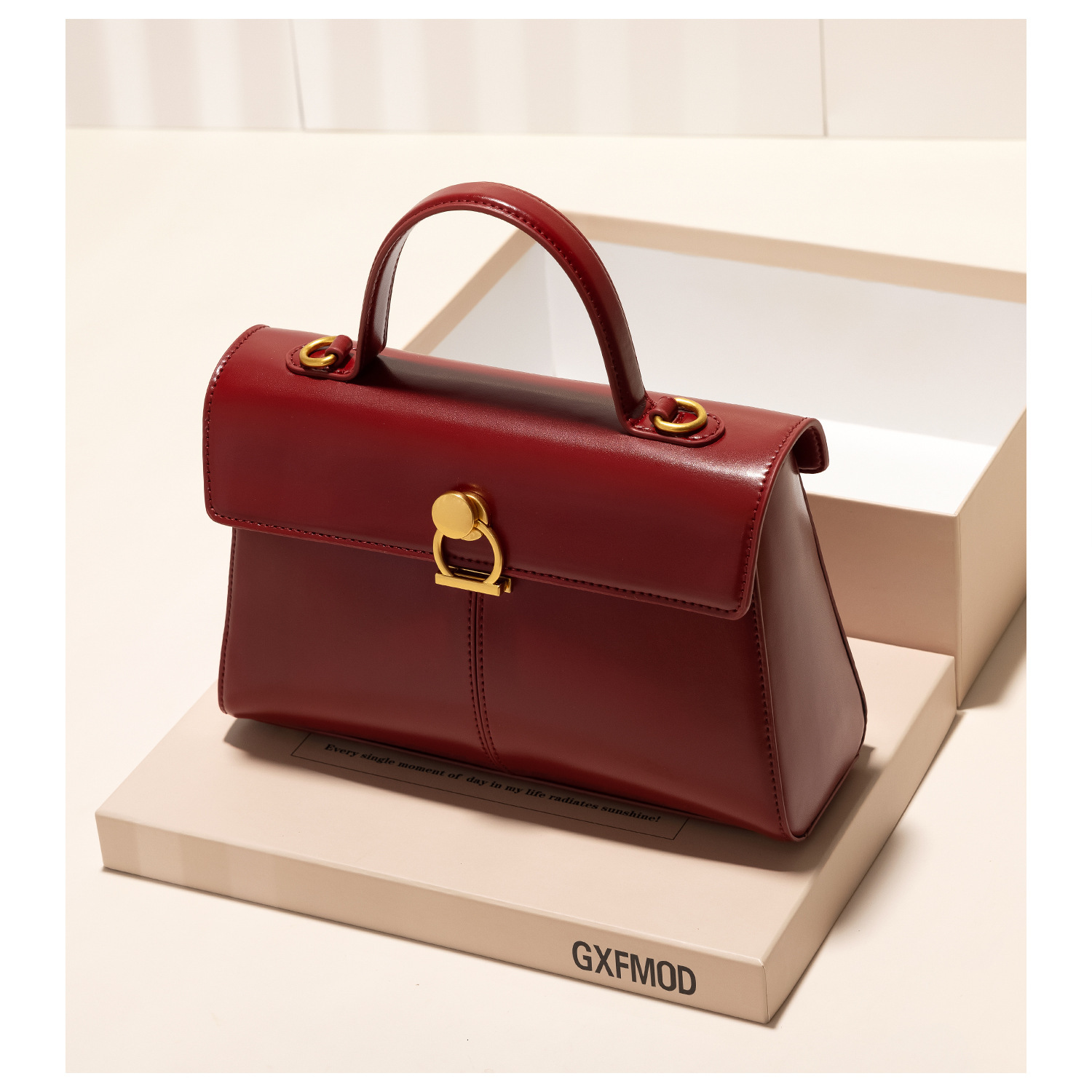 Conception rouge grande capacité automne-marin et hiver nouvel épaule de mariage sac à main pour femmes