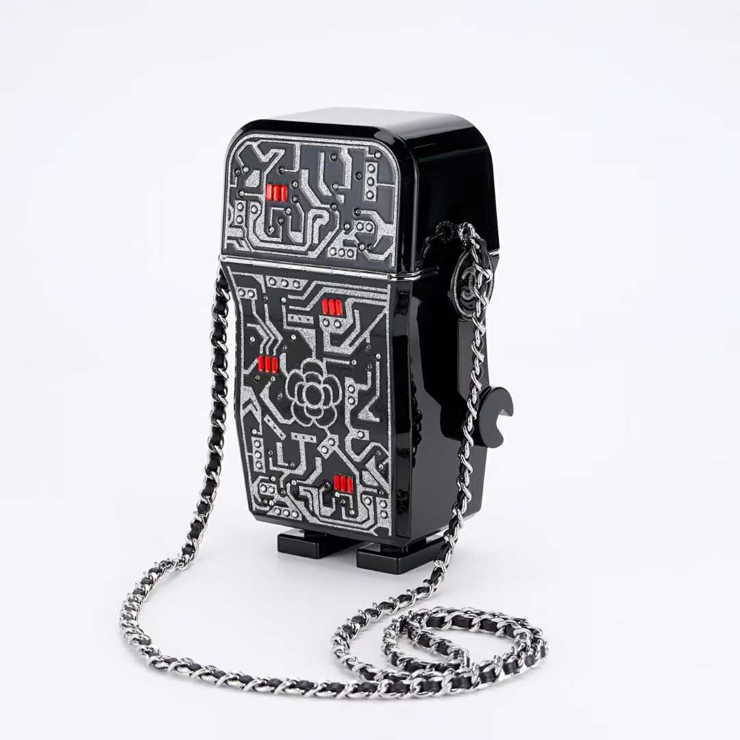 Mirror quality LUXURY designer perfume bottle bag crossbody bags acrylic evening bag clutch chain bag Ski Gondola Bag mountain cable car ice cream b