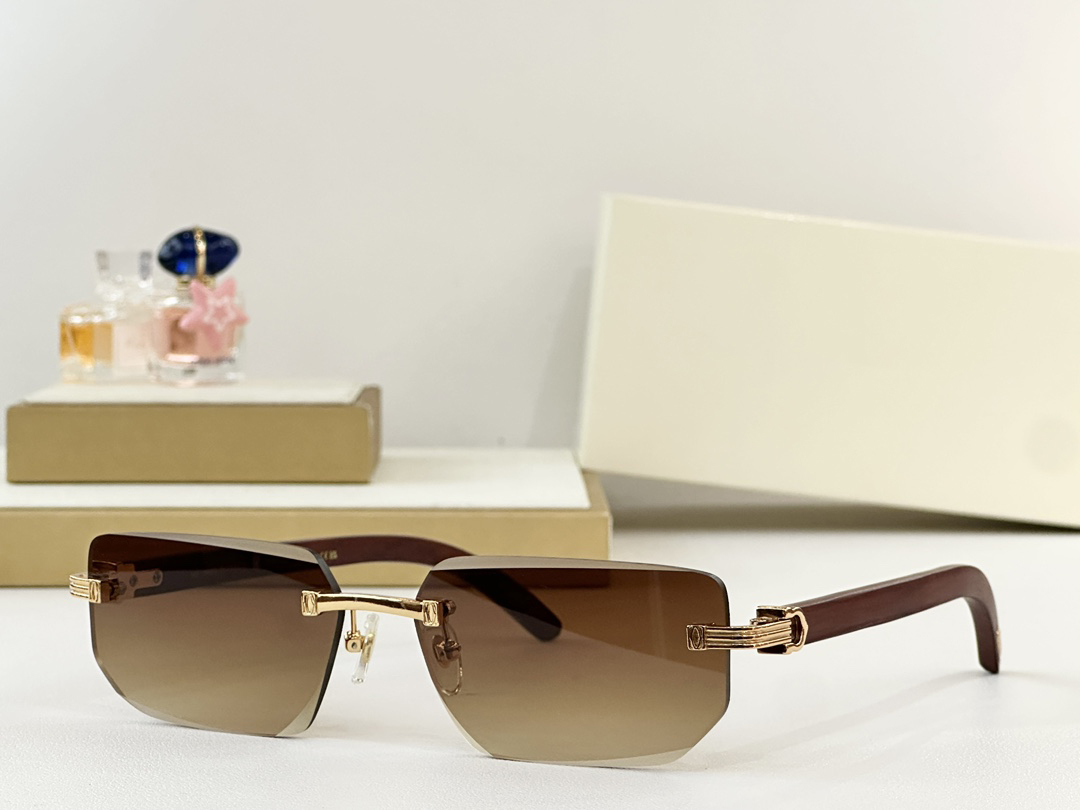 Sunglasses For Men Women Summer 0618 Popular Designer Stylish Outdoor Catwalk Leisure Style Anti-Ultraviolet UV400 Plate Square Frameless Glasses Ra