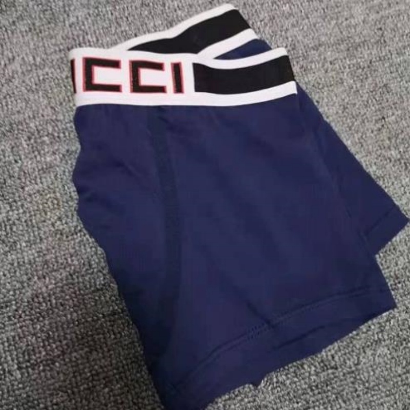 Men Designer Boxers Cotton Elastic Underpants Underwear Stylish Boxer Briefs with Letter Design for Optimal Wear