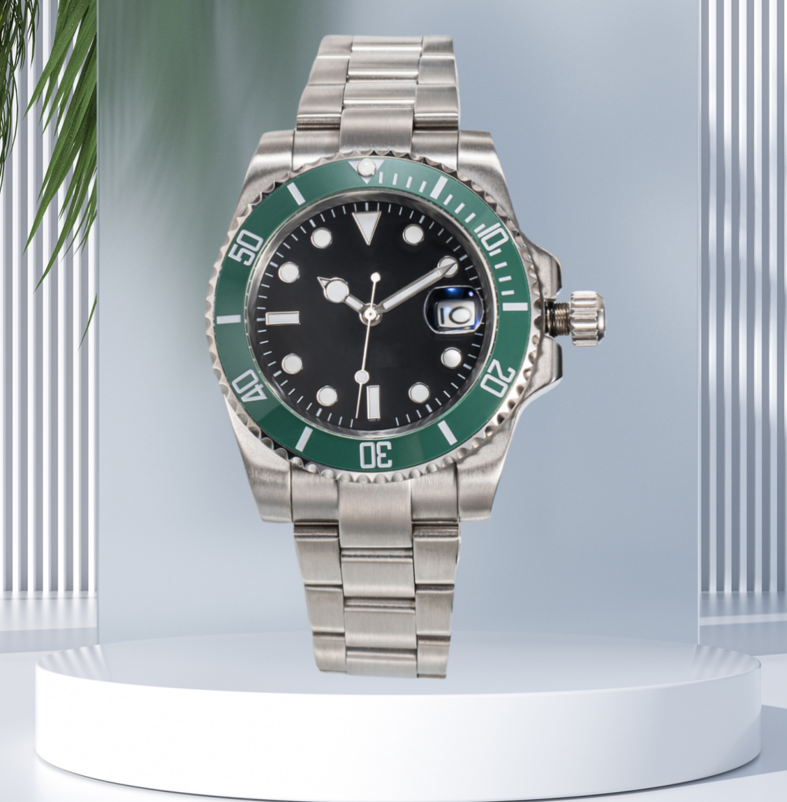 Men's & Women's Luxury 41mm Auto-Mechanical Watch with Sapphire Glass - Durable 904L Stainless Steel