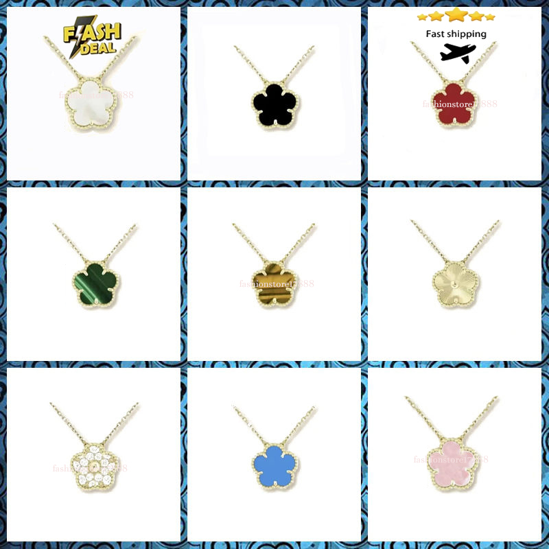 2025 créateur de mode de luxe classique feuille trèfle bijoux charme or fleur collier cercle chaînes trèfles colliers Bd15b0