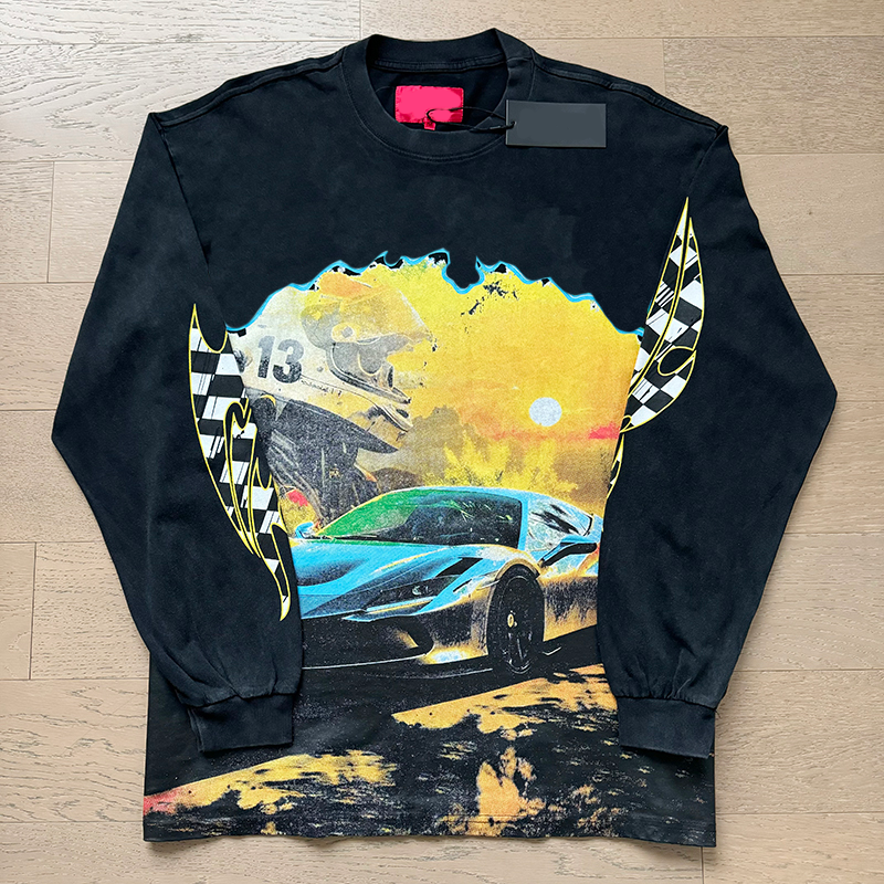 Goddpeed Hoodies Designer Godspeedy Mens Hoodie Graphic Long Sleeves Hipster Fabric Cotton Street Graffiti Letter Print Vintage Washed Colorful Hood