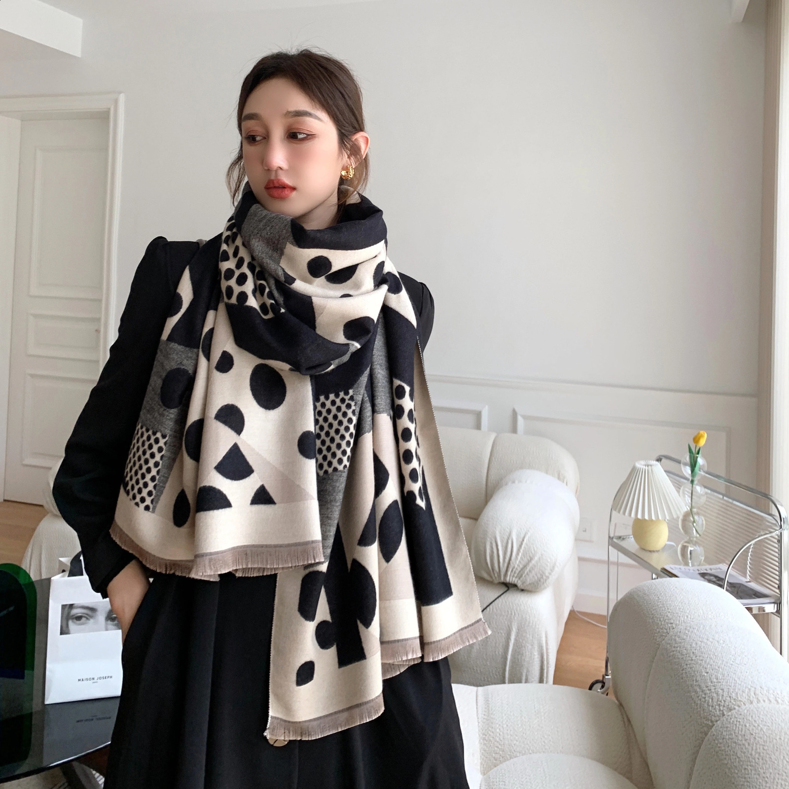 Winter Womens Scarf Warm Scarf Shawl 250813