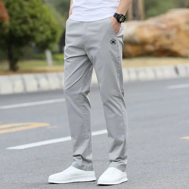 High Quality Men Golf Pant Elastic Cotton Suit Pants Summer ultrathin Man Golf Trousers Business Leisure mens Golf Pants 250808