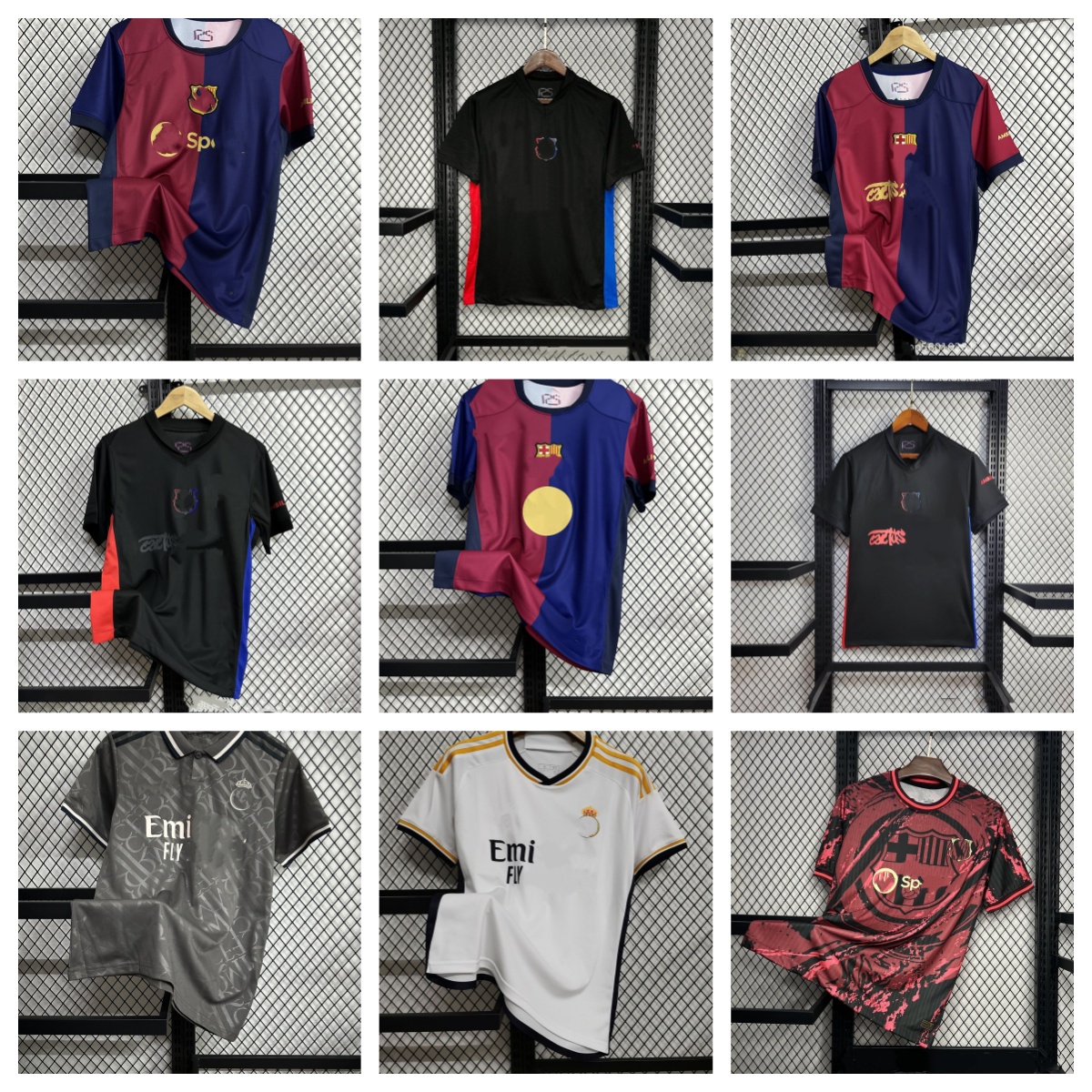 Designer Summer Soccer Jerseys New Football Jersey Boys / Men Sports T-shirt Tops Unisexe T-shirt à manches courtes Femmes Kids Tee Vêtements Mag