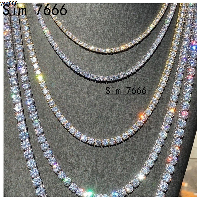 European and American New Fashion Diamond Necklace Gold Silver Square Claw Chain Rhinestone Necklace for Accessories Jewelry