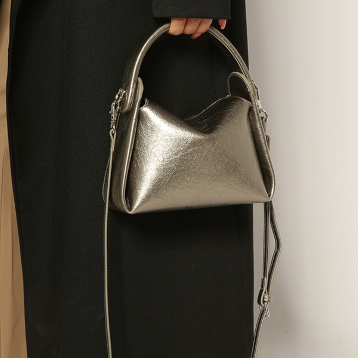 Nouvelle tendance Internet de style célébrité Modèle éclatement motif de cigarette douce Niche Niche simple épaule simple sac à main pour les fem