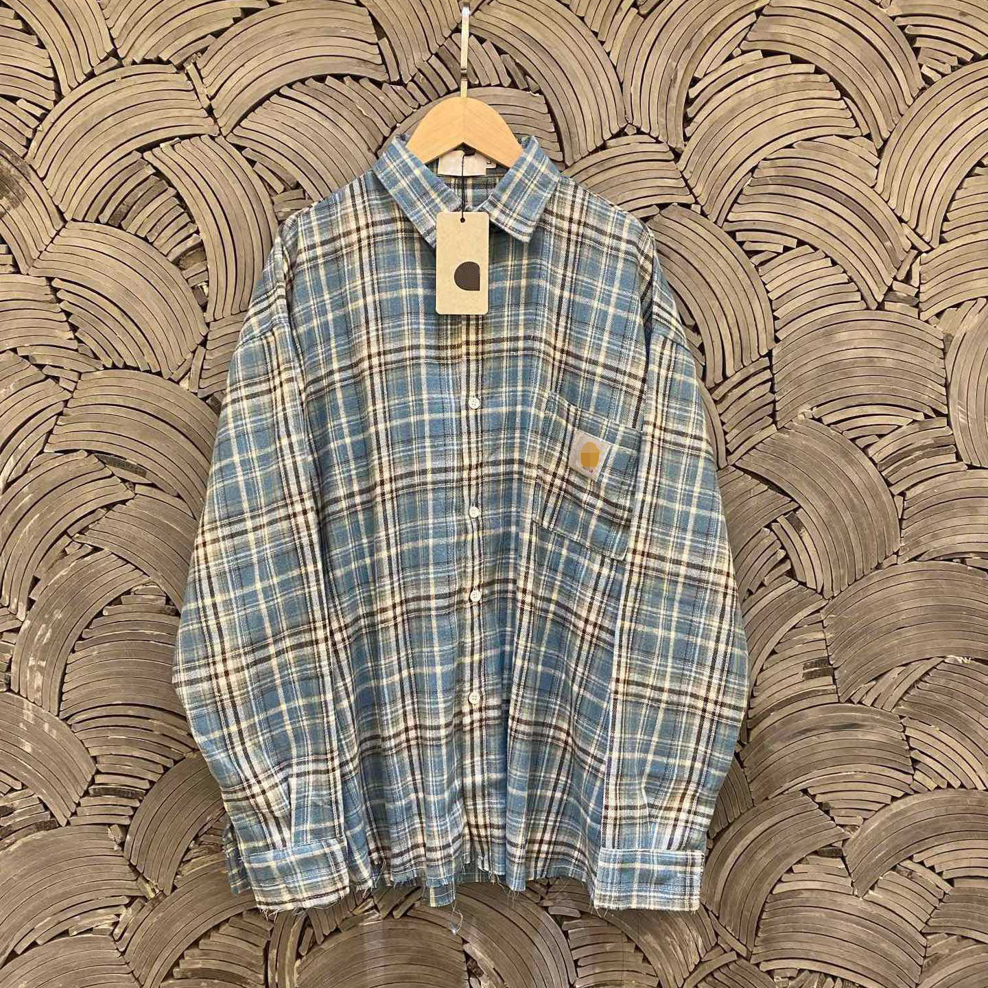 NIEUW designer overhemd voor heren steen oversized unisex casual damesoverhemden met lange mouwen streetwear hartt 975k