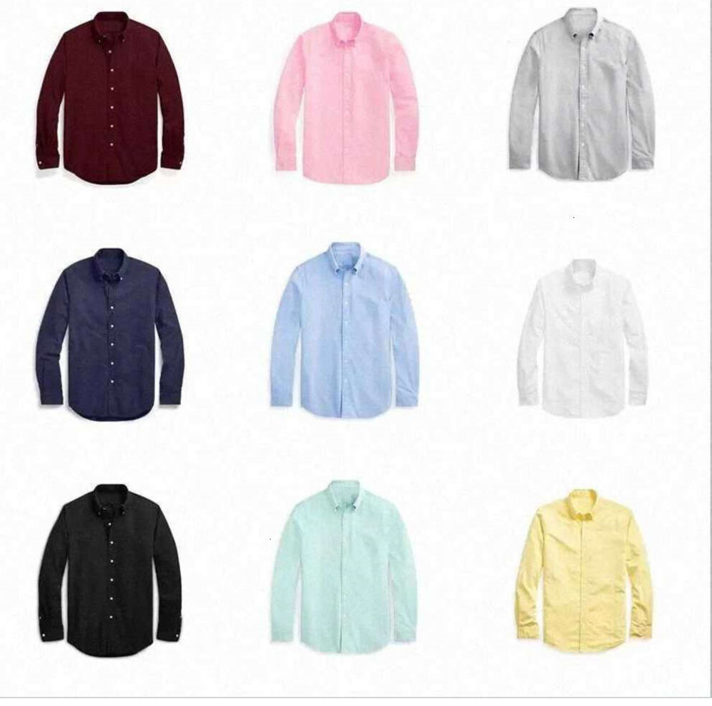 Designer Tops Polo Tshirt Mens Paul Tshirts Casual Dress Big Embroidery Pony Business Clothes Long Sleeve Slim Advanced Design fjhz