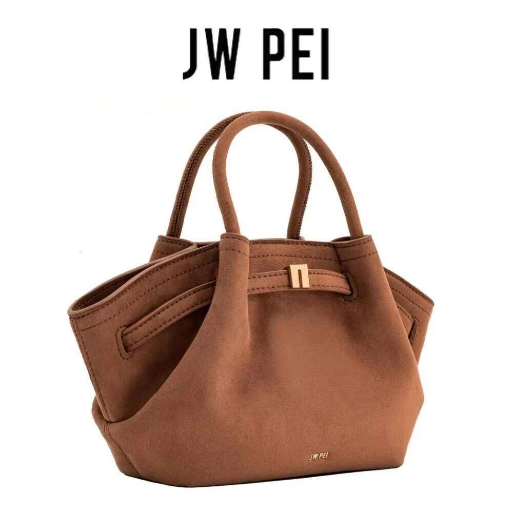 Hana Mini Faux Suede Tote Bag, Dumpling Bun Small Women's Shoulder Crossbody Bag High Quality Handheld