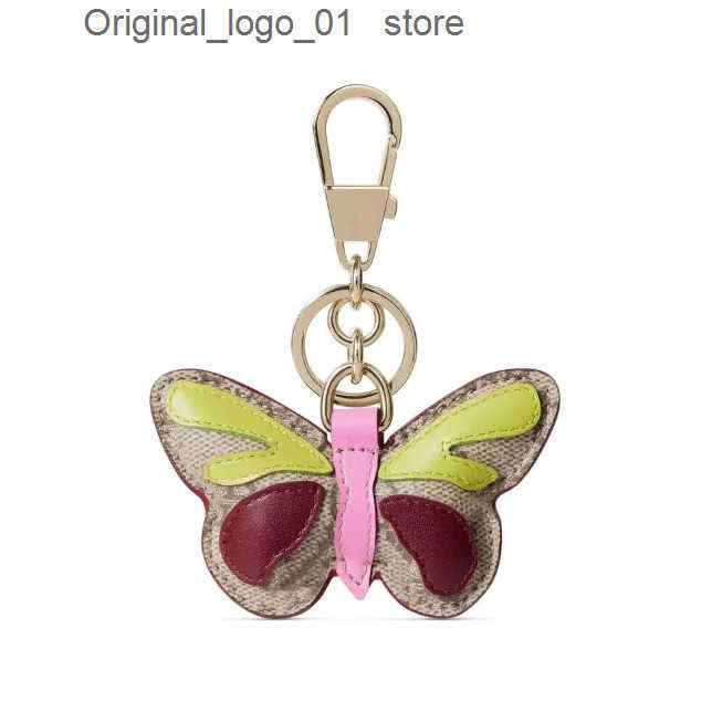 al keychains pouch Cartoon earphone bag coin purse designer bags charm upscale Leather butterfly charm car key ring Handbag pendant Z250814