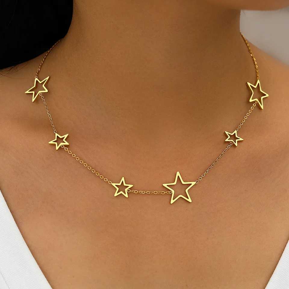Colliers pendentifs en acier inoxydable de la mode coréenne