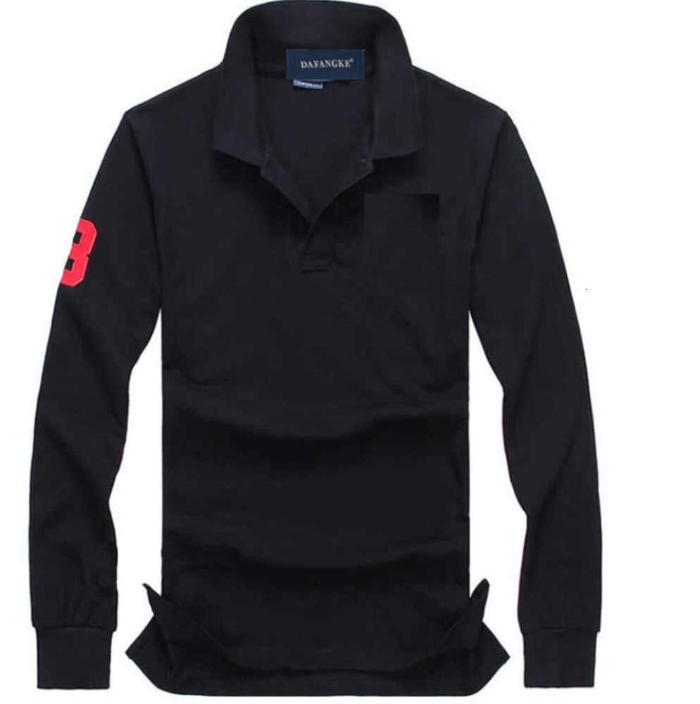Wholesale 2025 new high-quality brand mens fashion big long-sleeved POLO shirt casual PTVx