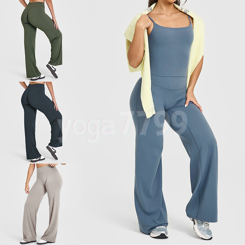 Women's Yoga Pants Sports Pants Breathable High Waist Straight Leg Summer Lightweight Loose Fit Workout Trousers for Gym Running Outdoor Sports