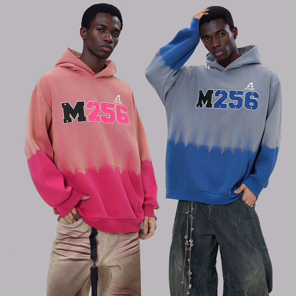 Sweat à capuche 2025 Nouveau sweat à sweat à sweat à sweat pour hommes à la tendance de la couleur Hip-Hop Style Hip-Hop.