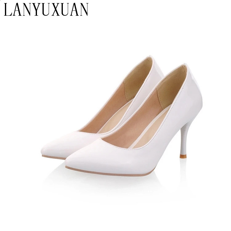 Plus Big Size 34-47 Shoes Woman Arrival Wedding Ladies High Heel Fashion Sweet Dress Pointed Toe Women Pumps A-3 250815