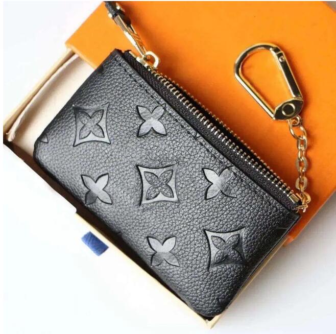 Designer Wallet Womens Mini Zippy Organizer Credit Card Holder Coin Purse Key Pouch Purses Keychain Bags With Box And Dust Bag