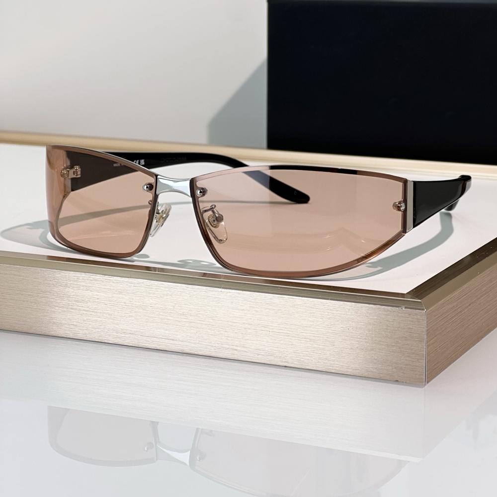 Wrap Shield lunettes de soleil or/Orange lentille femmes hommes lunettes d'été nuances lunettes de soleil de créateur UV400 Protection des lunett