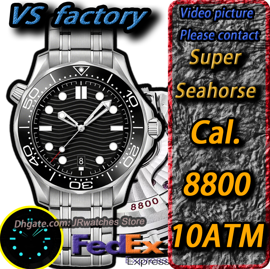 VS Super Watch High Quality Watch 300M Machinery Cal.8800 8806 Automatic Movement Luxury Watch Men Watch Designer watches VS Watch Sapphire Waterpro