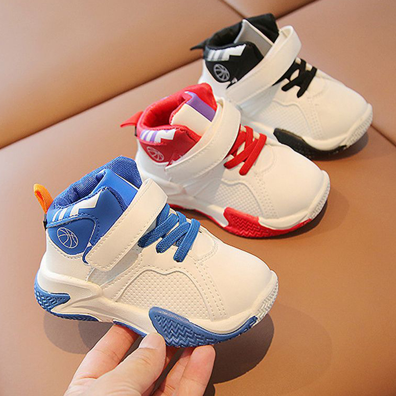 Kids Fashion High-top Sneakers for Boys Girls Shoes Sport Running Shoes Kidszworld Lightweight Children Casual Toddler Walking Shoes Sizes 21 - 30 K
