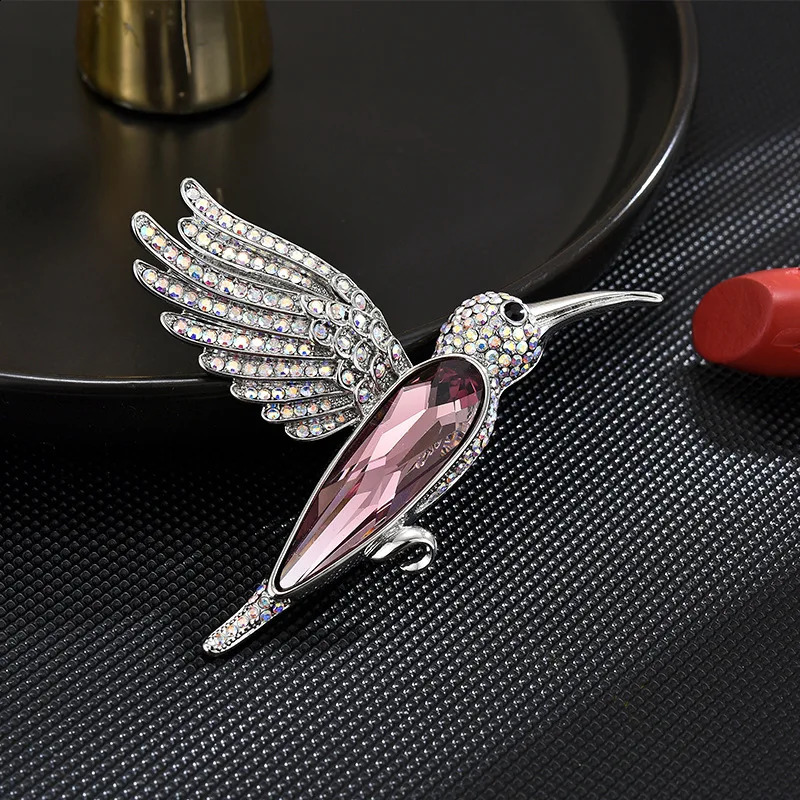 SUYU Korean Style Bird Brooch Elegant Exquisite And Versatile Stylish And Versatile Pin Style Clothing Accessory 250812