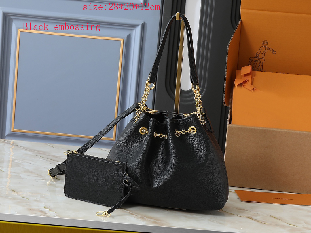 designer bag adjustable chain bags large-capacity bucket bags genuine leather cross body bags single shoulder bag Evening Bags Handbags Messenger Ba