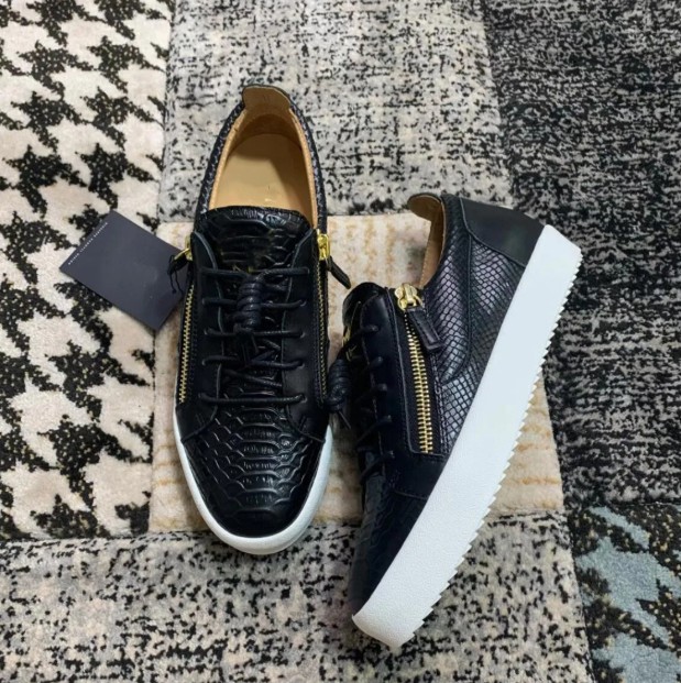 Luxury Women Men Low-top Frankie Sneakers Front Zip Round Toe Teainers Rubber Midsole Runner Sports Dress Wedding Casual Walking