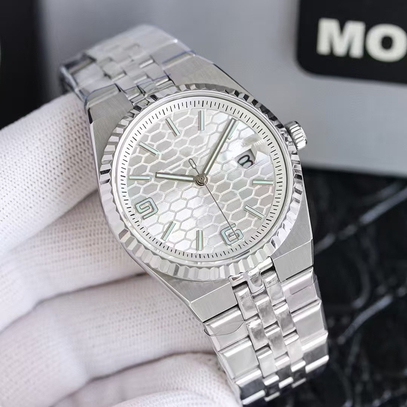 2025 Luxury automatic watch men's designer sports fashion watch mechanical watch 40mm winding all stainless steel luminous super bright New lux
