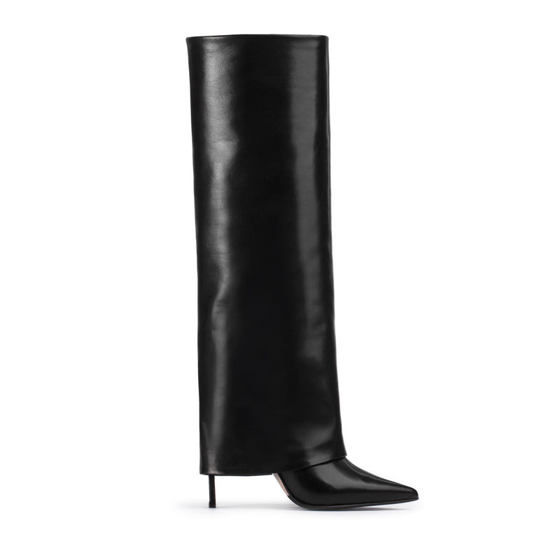 Luxury Designer Women's Shoes Women Shoes Street style black boots for women knee high Stilettos brown Pointed toe Riding boots knee high boots