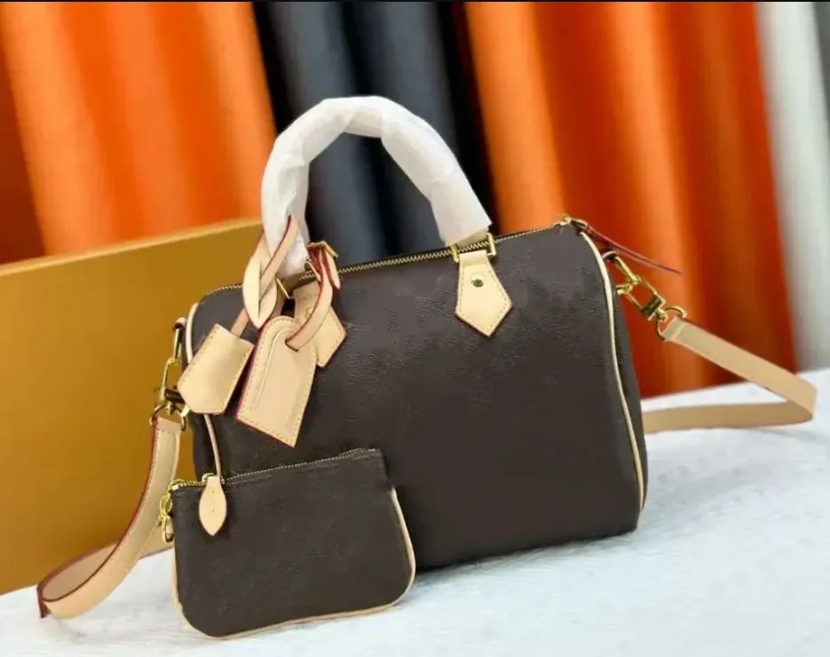 Designer Bag Fashion Shoulder bag Speedyp9 25 30 Handbag Luxury bags Women Handbags Soft Cross body Lady Tote bags leather Men bag Wallet